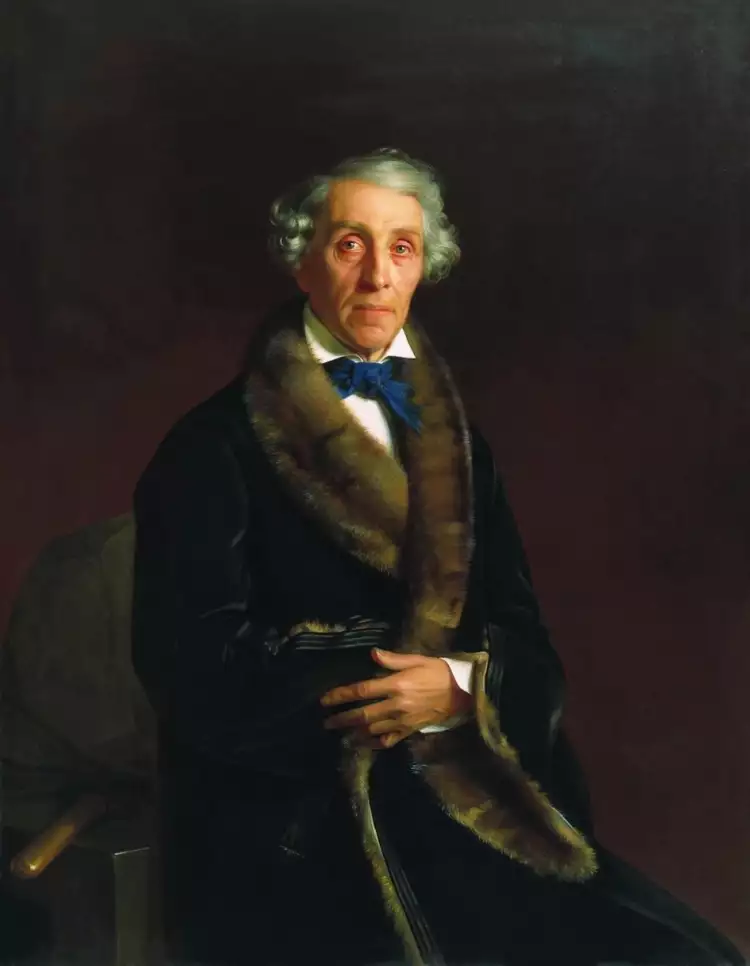 Сергей Зарянко. Картина «Портрет графа Федора Толстого», 1850 Сергей Зарянко. Картина «Портрет графа Федора Толстого», 1850