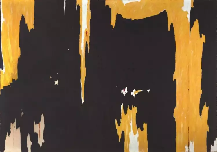 Абстрактный экспрессионизм. Клиффорд Стилл. Картина «Номер 1», 1957 Абстрактный экспрессионизм. Клиффорд Стилл. Картина «Номер 1», 1957