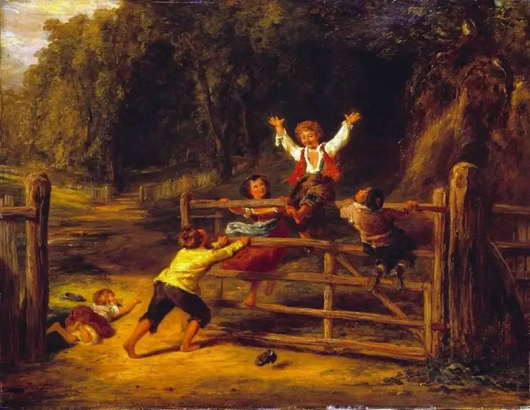 Уильям Коллинз. Картина «Счастлив, как король», 1836 Уильям Коллинз. Картина «Счастлив, как король», 1836