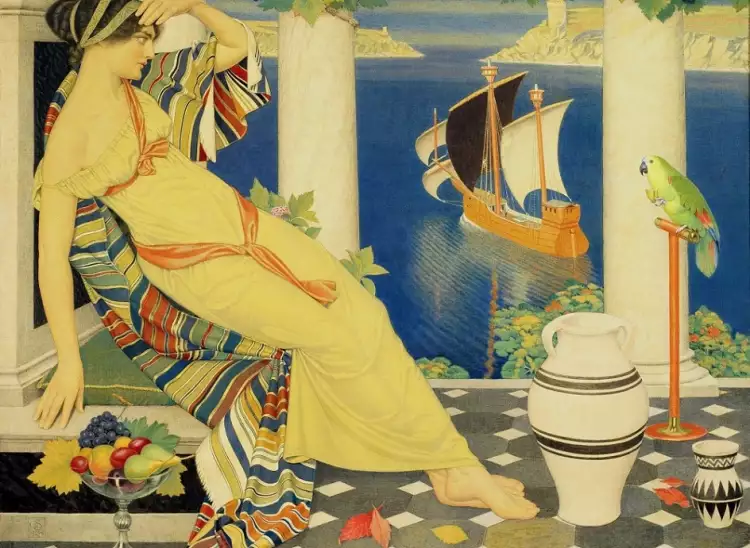 Джозеф Саутхолл. Картина Ariadne auf Naxos, 1926 Джозеф Саутхолл. Картина Ariadne auf Naxos, 1926