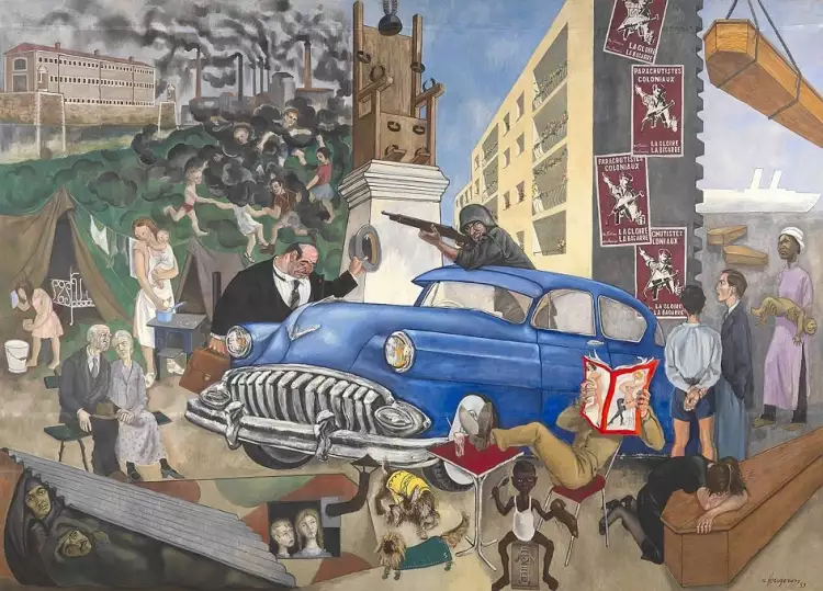 Андре Фужерон. Картина «Атлантическая цивилизация», 1953