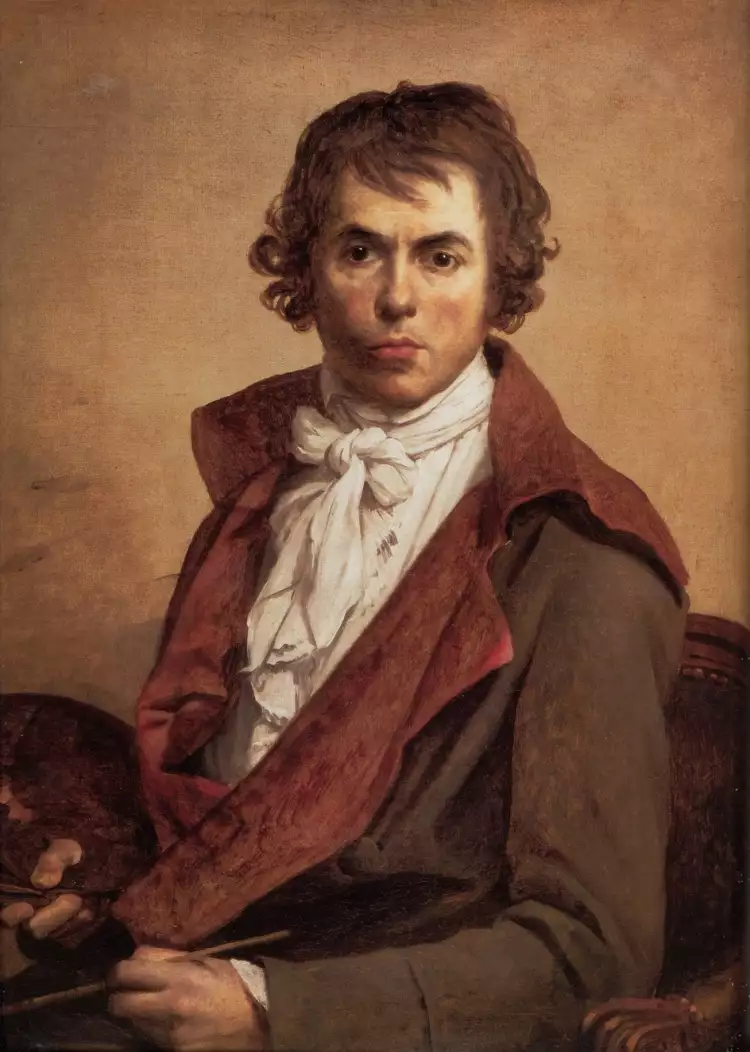Classicisme français. Jacques-Louis David. Autoportrait, 1794