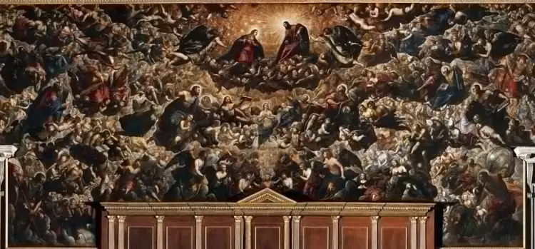 10 berühmtesten italienischen Künstler. Tintoretto. Il Paradiso, 1588