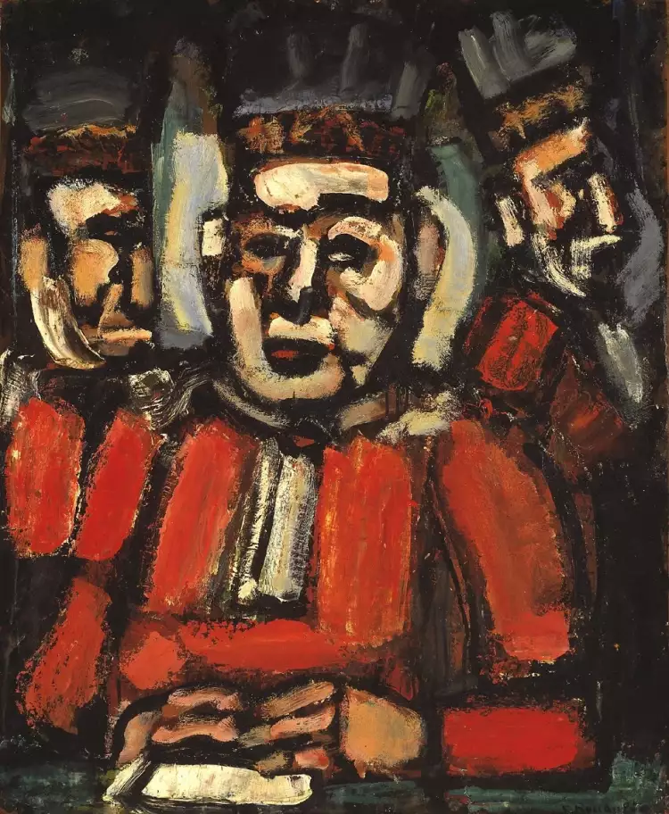 Жорж Руо. «Три судьи», 1936