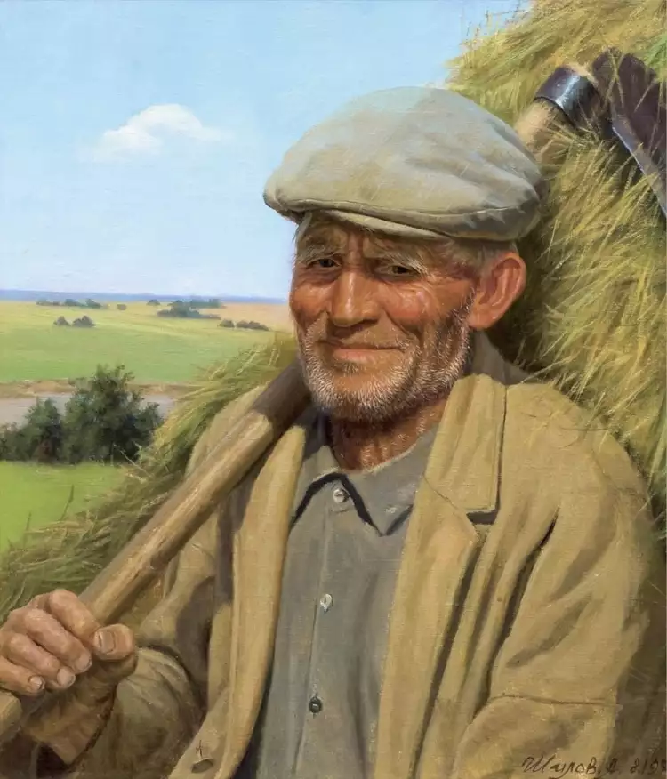 Александр Шилов. Картина «Хозяин земли», 1979