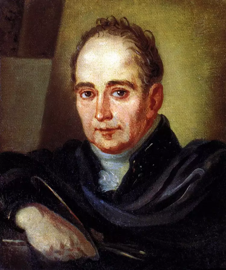 Владимир Боровиковский. Иван Бугаевский-Благодарный. «Портрет художника Владимира Лукича Боровиковского. Этюд», 1824