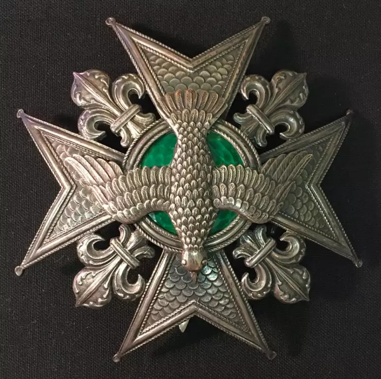 Орден Святого Духа. Серебряный орденский знак