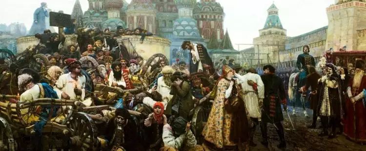 Третьяковская галерея. Суриков, «Утро стрелецкой казни» Третьяковская галерея. Суриков, «Утро стрелецкой казни»