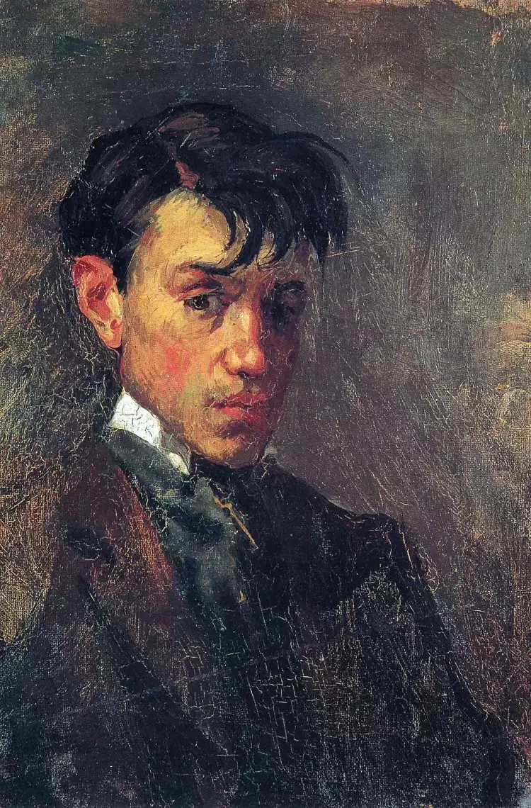 Pablo Picasso. Self-portrait, 1896