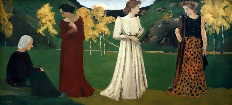 Кер-Ксавье Руссель. Картина «Этапы жизни», 1892 Кер-Ксавье Руссель. Картина «Этапы жизни», 1892