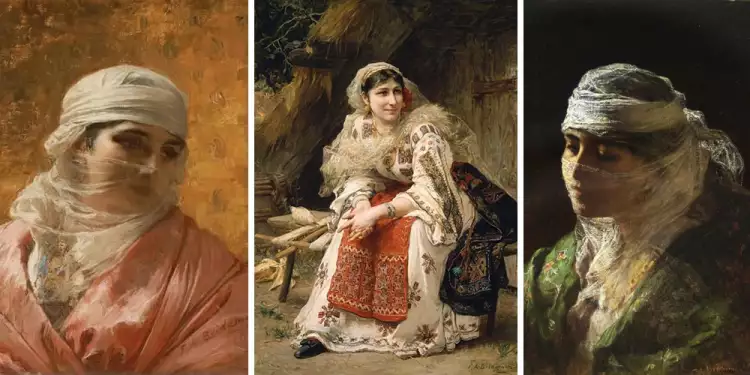 Художники-ориенталисты. Фредерик Бриджмен. «Черкешенка» (1881), «Армянка» (1882), «Красавица с вуалью из Константинополя» (ок. 1890) Художники-ориенталисты. Фредерик Бриджмен. «Черкешенка» (1881), «Армянка» (1882), «Красавица с вуалью из Константинополя» (ок. 1890)