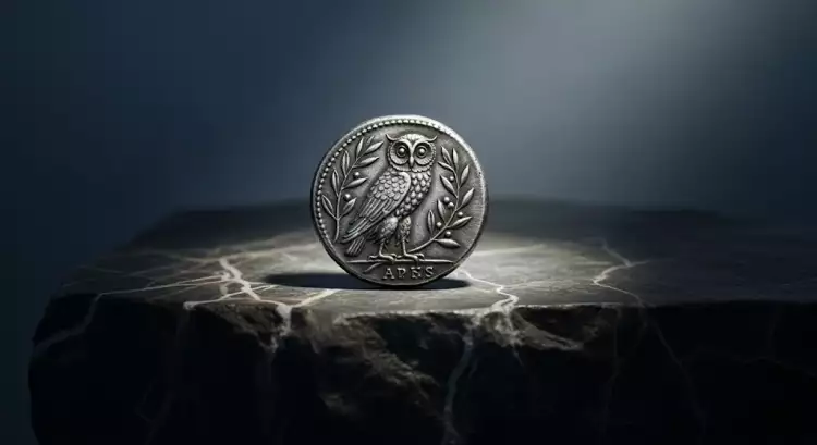 История афинской тетрадрахмы с совой