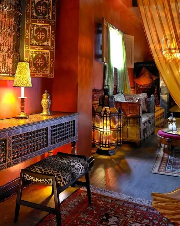 Индийский стиль в интерьере. Декор гостиной в индийском стиле