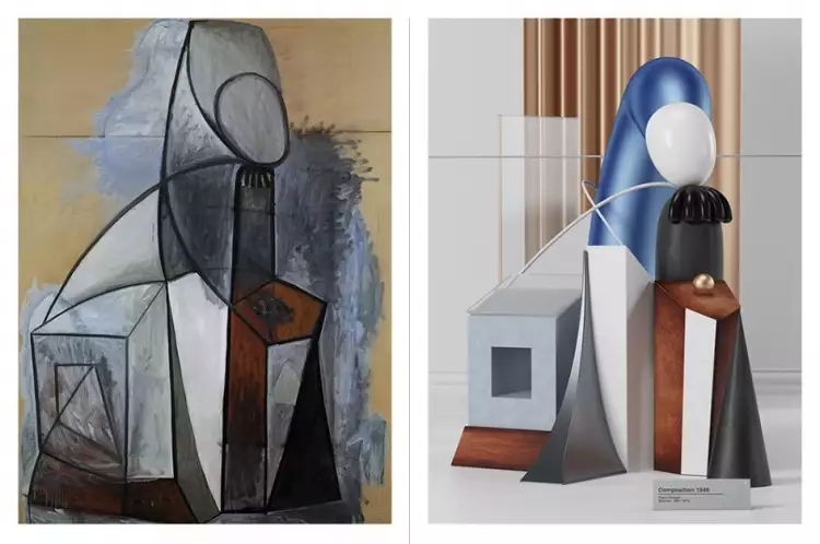 «Композиция 1946» автор Омар Акил