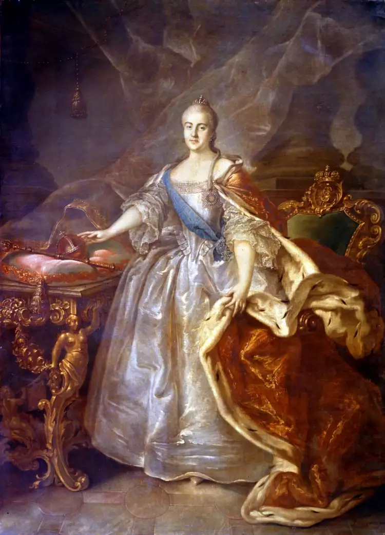 Иван Аргунов. Картина «Портрет Екатерины II», 1762