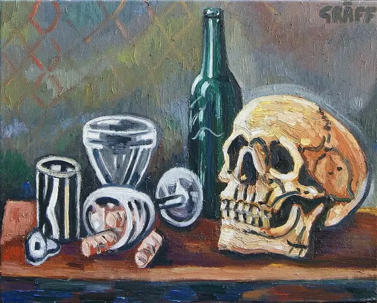 Vanité. Matthias Laurenz Gräff. Memento mori, 2017 Vanité. Matthias Laurenz Gräff. Memento mori, 2017