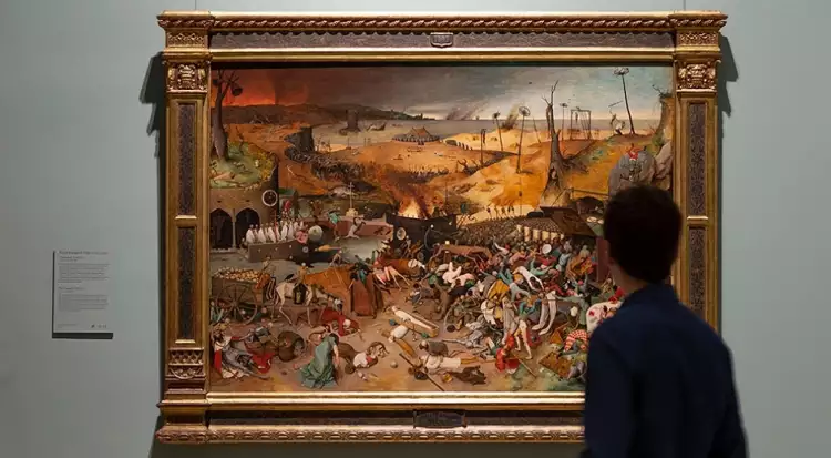 Восстановленная картина «Триумф смерти» кисти Брейгеля Старшего