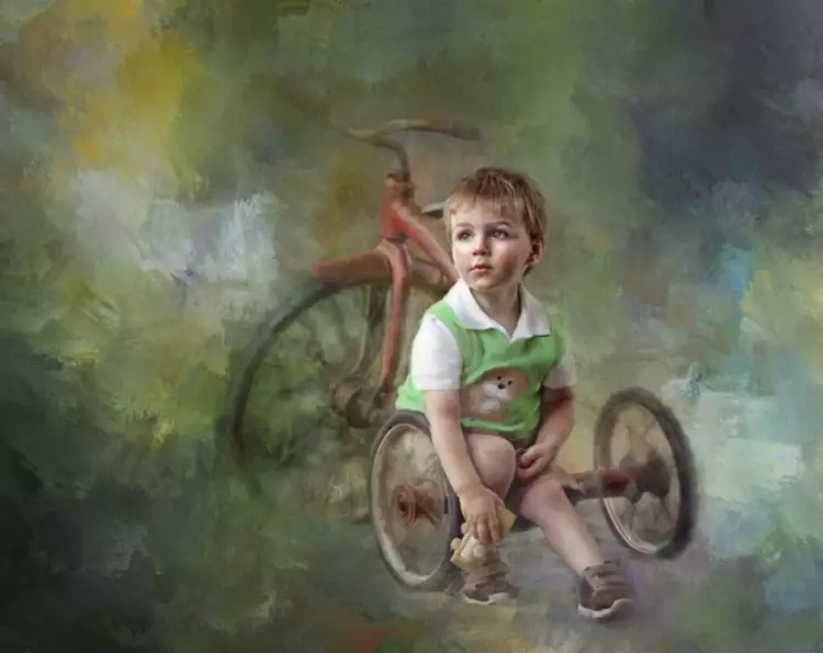 Дети на картинах известных художников. Ричард Рэмси. «Мечтатель»
