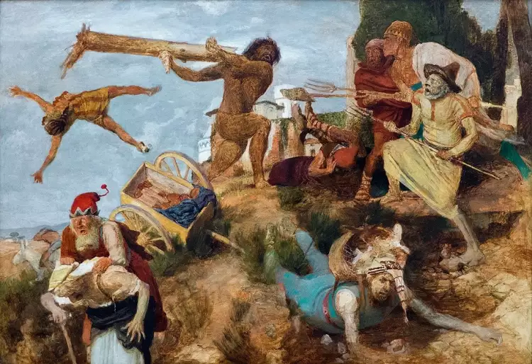 Арнольд Бёклин. Картина «Неистовый Роланд», 1901