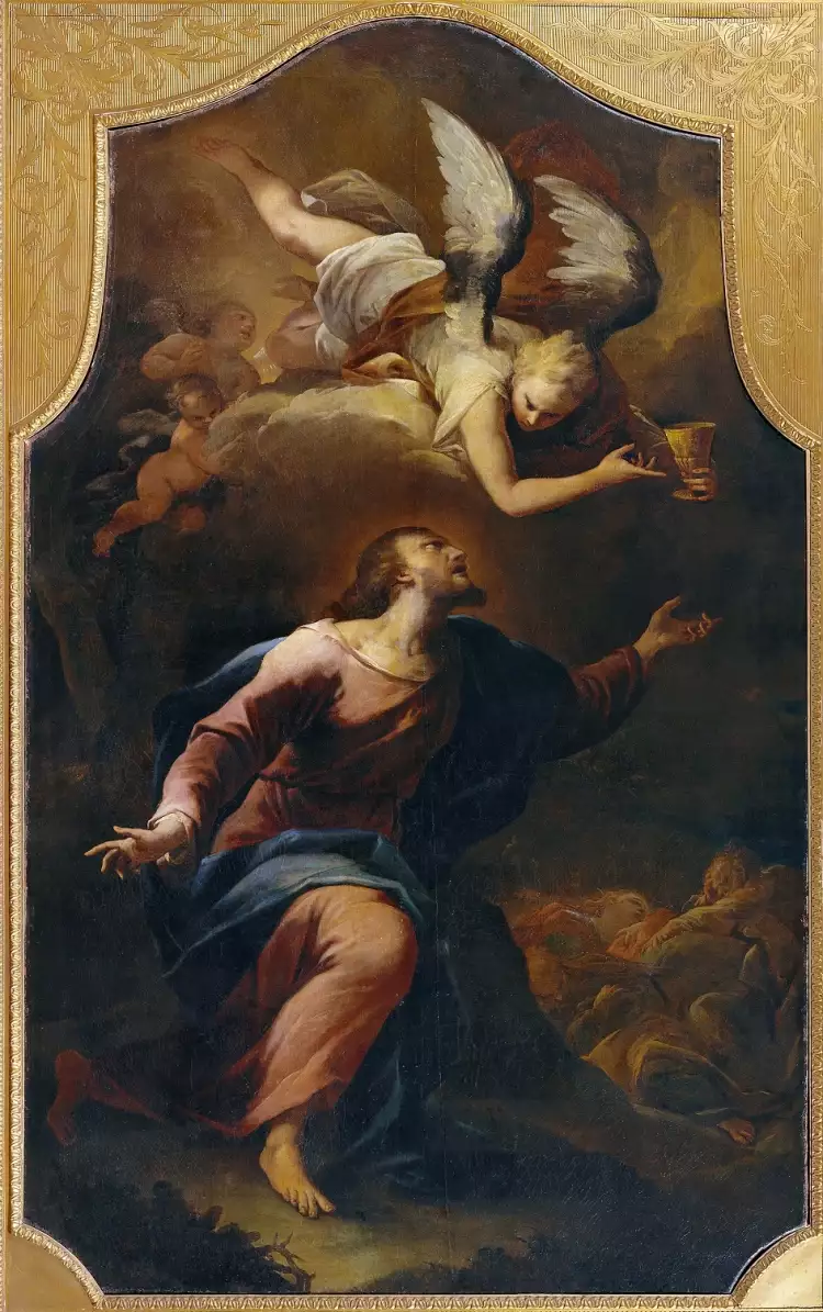 Петер Штрудель. Картина «Христос на Елеонской горе», 1712 Петер Штрудель. Картина «Христос на Елеонской горе», 1712