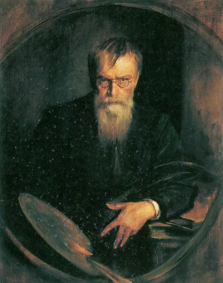Франц фон Ленбах. Картина «Автопортрет», 1903