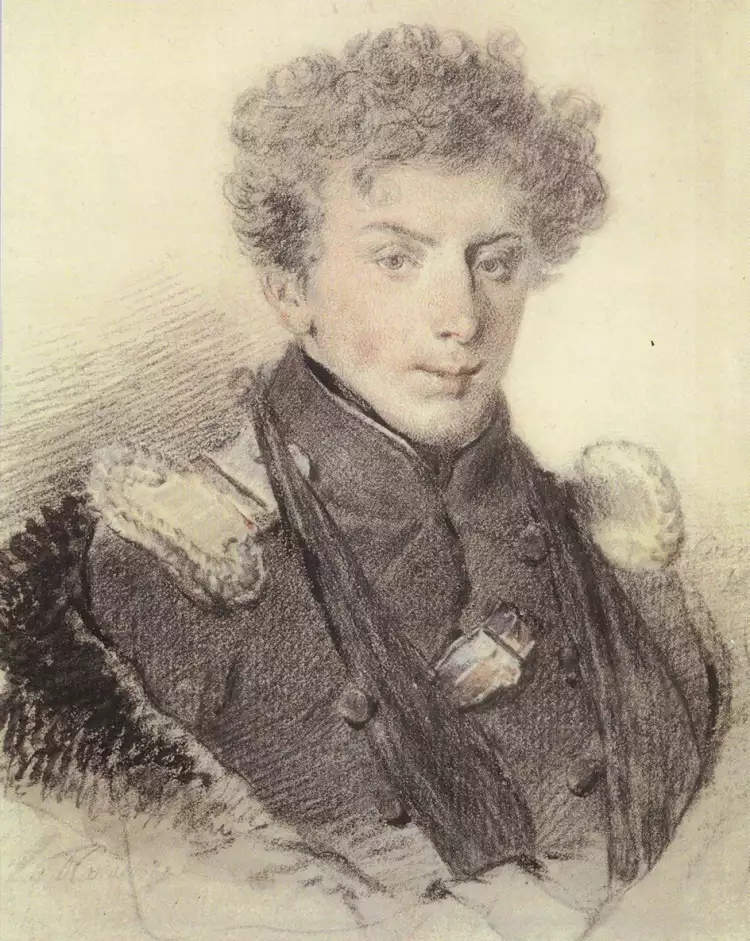 Петр Соколов. Картина «Портрет А. А. Полторацкого», 1814 Петр Соколов. Картина «Портрет А. А. Полторацкого», 1814