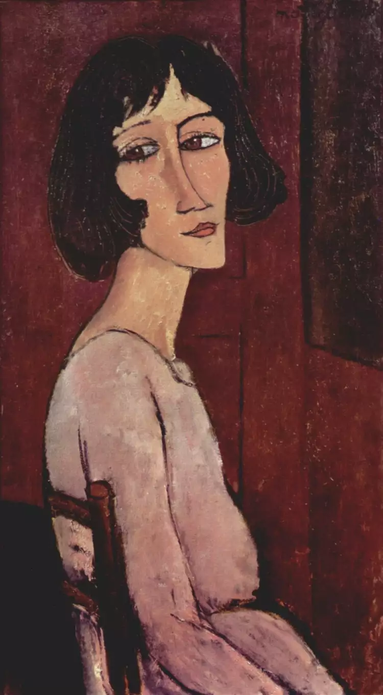 Экспрессионизм. Амедео Модильяни. «Портрет Маргариты», 1916 Экспрессионизм. Амедео Модильяни. «Портрет Маргариты», 1916