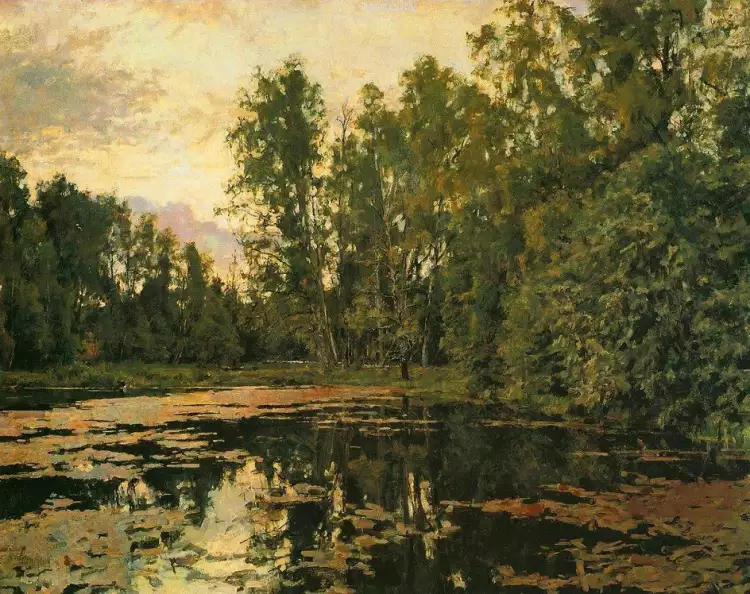 Валентин Серов. «Заросший пруд», 1888
