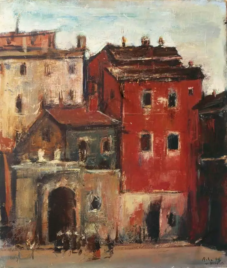 Корнелиу Баба. Картина «Венеция», 1957
