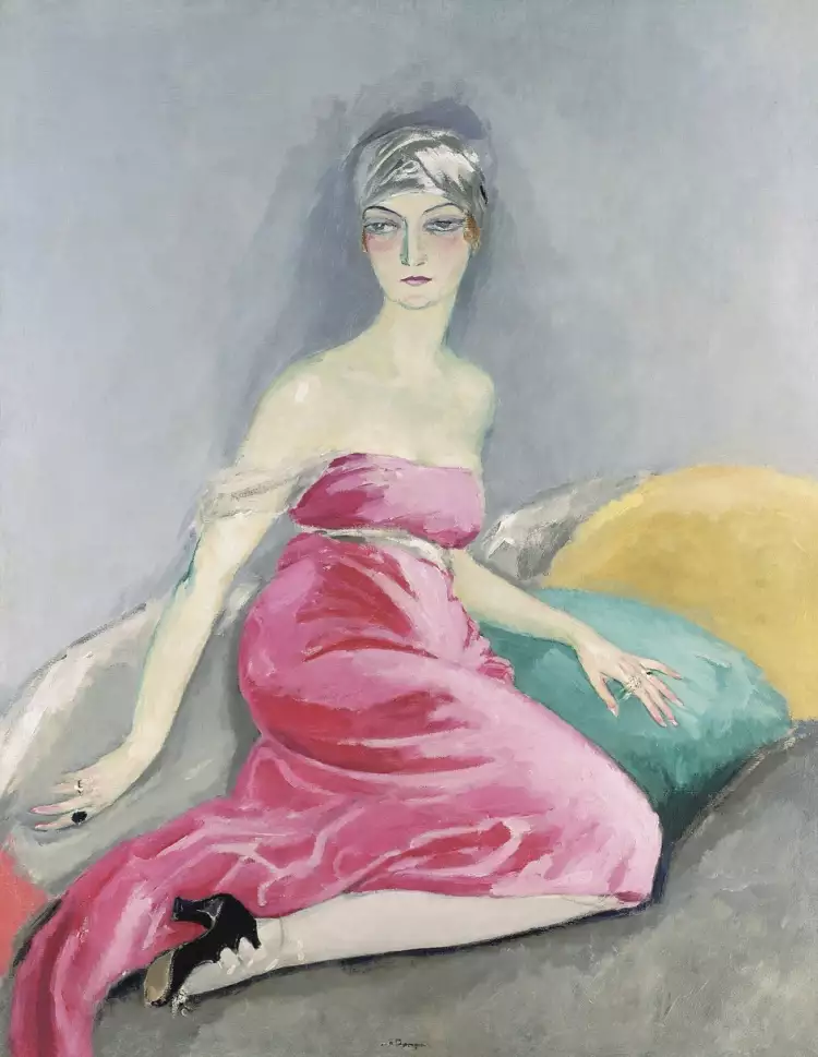 Kees van Dongen. La robe rose, 1919 Kees van Dongen. La robe rose, 1919
