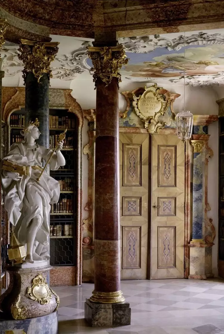 Библиотека аббатства Виблинген, Ульм, Германия