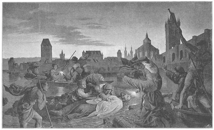 Йозеф фон Фюрих. Гравюра «Смерть Иоганна фон Непомука», 1865 Йозеф фон Фюрих. Гравюра «Смерть Иоганна фон Непомука», 1865