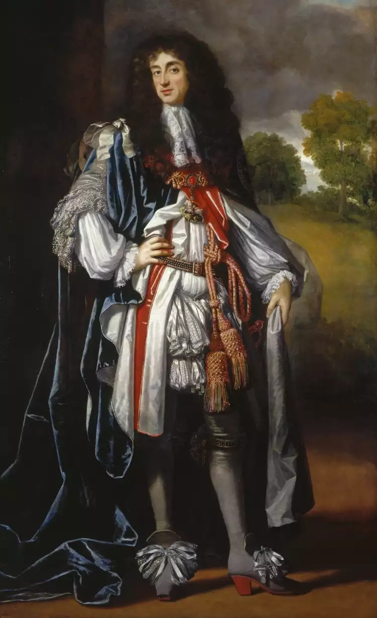 Birmingham Silber. Simon Peters Verelst. Karl II., König von England, 1630-1685 Birmingham Silber. Simon Peters Verelst. Karl II., König von England, 1630-1685