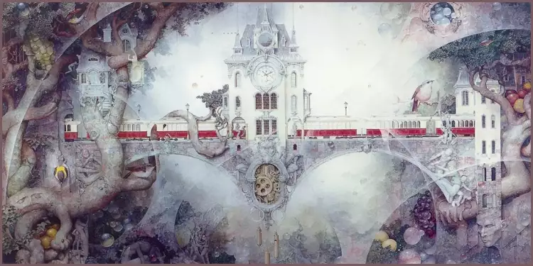 Максимализм. Дэниэл Мэриам. Картина «Мост в отдалении», 2015 Максимализм. Дэниэл Мэриам. Картина «Мост в отдалении», 2015