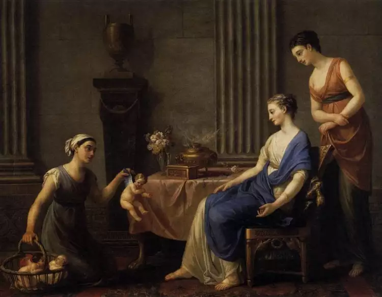 Неоклассицизм. Жозеф-Мари Вьен. «Продавец амуров», 1763 Неоклассицизм. Жозеф-Мари Вьен. «Продавец амуров», 1763