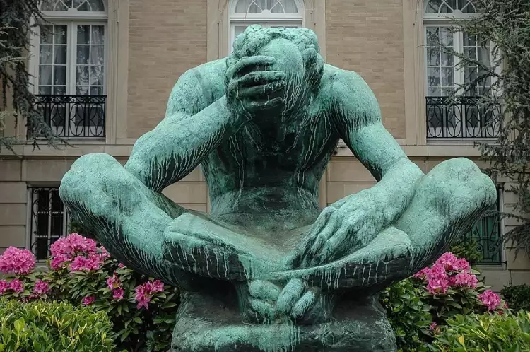 Иван Мештрович. Скульптура «Святой Иероним», 1954