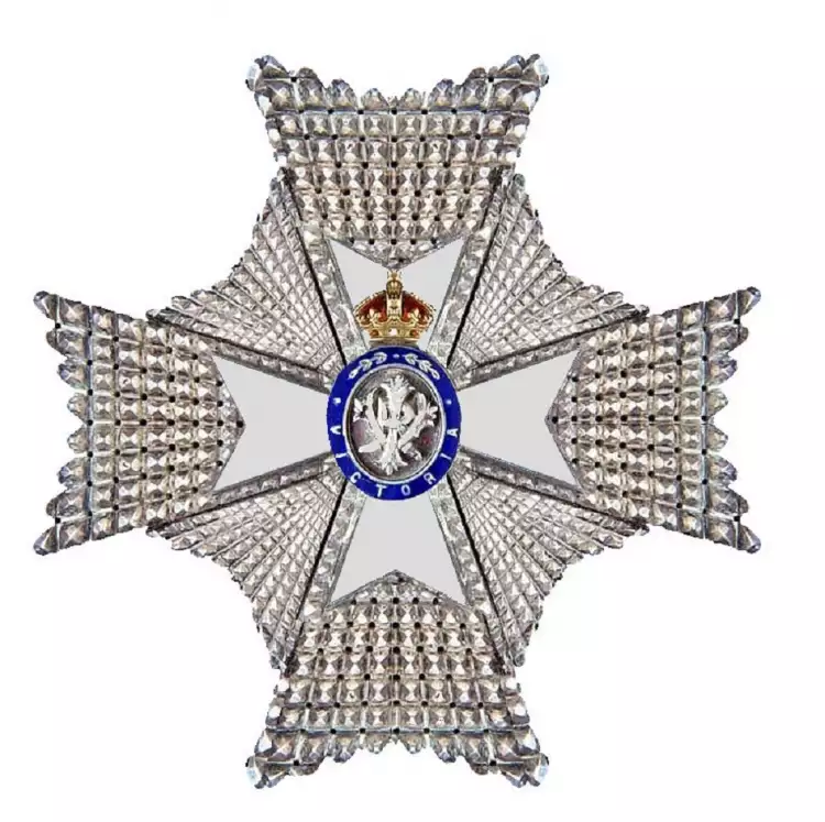 Королевский Викторианский орден. Звезда рыцаря (дамы)-командора Королевский Викторианский орден. Звезда рыцаря (дамы)-командора