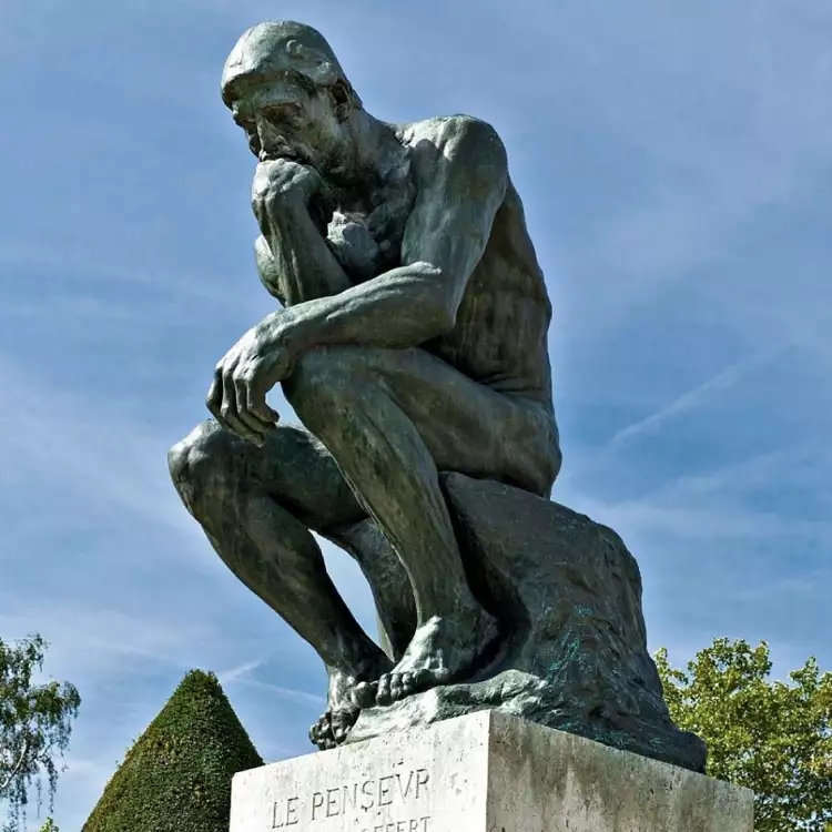 Die 10 bedeutendsten Bildhauer der Welt. Auguste Rodin. Der Denker, 1880-1882