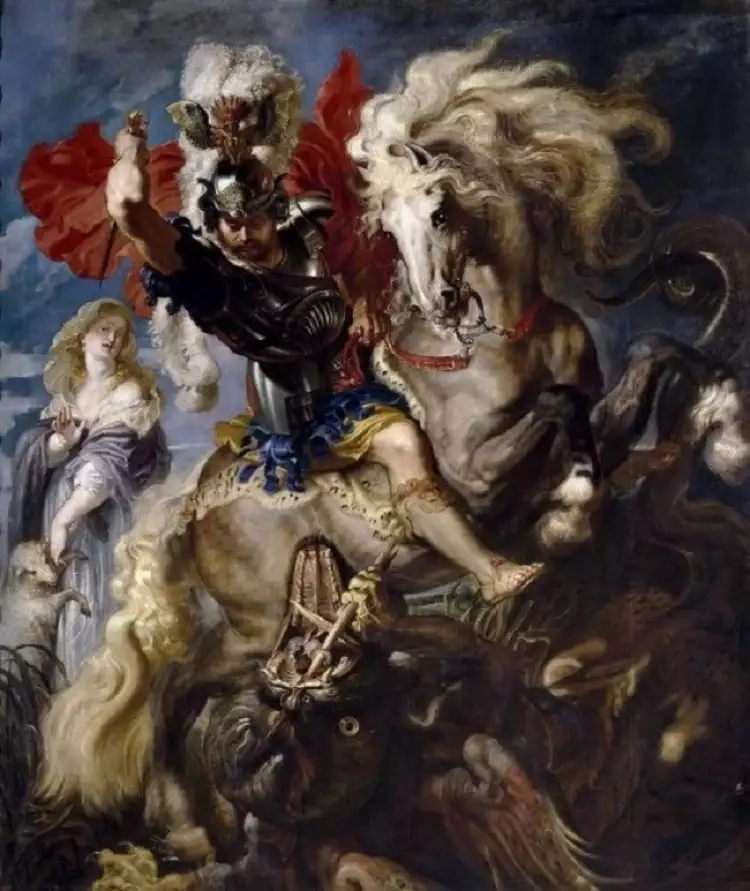 Барокко. Рубенс. «Святой Георгий и дракон», 1605-1607 Барокко. Рубенс. «Святой Георгий и дракон», 1605-1607