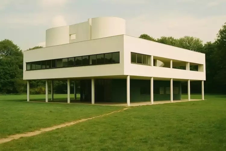 Архитектура Модернизма. Вилла Савой, Ле Корбюзье Архитектура Модернизма. Вилла Савой, Ле Корбюзье