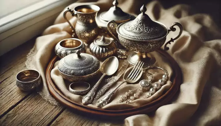 Купить антикварное серебро