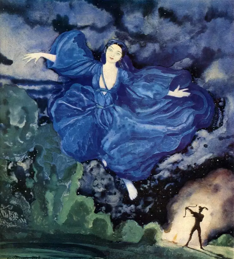 Константин Сомов. Картина «Синяя птица», 1918 Константин Сомов. Картина «Синяя птица», 1918