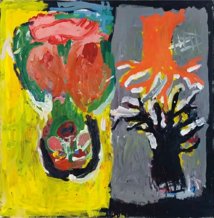 Неоэкспрессионизм. Георг Базелиц. «Эдвард», 1987-1988 Неоэкспрессионизм. Георг Базелиц. «Эдвард», 1987-1988