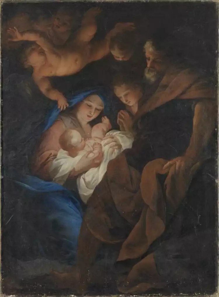 Петер Штрудель. Картина «Рождение Христа», 1710 Петер Штрудель. Картина «Рождение Христа», 1710