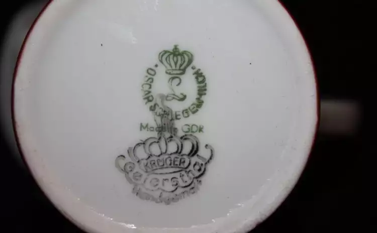 Марки и клейма фарфора. Два клейма на немецком фарфоре Марки и клейма фарфора. Два клейма на немецком фарфоре