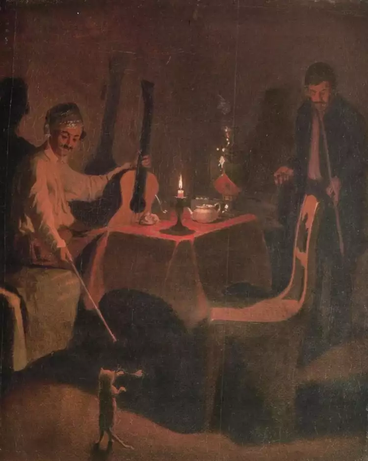 Исчезнувшие профессии на картинах художников. «Офицер и денщик», Павел Федотов