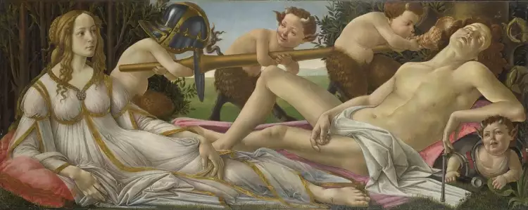 Сандро Боттичелли. «Венера и Марс», 1485 Сандро Боттичелли. «Венера и Марс», 1485