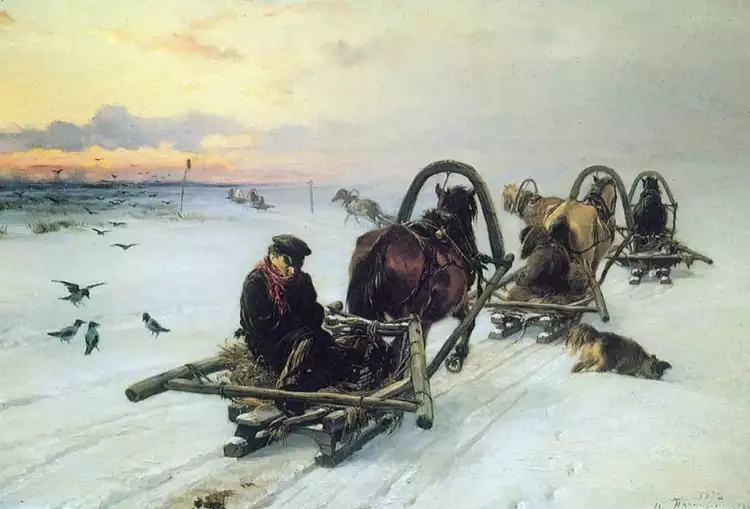 Илларион Прянишников. «Порожняки», 1871