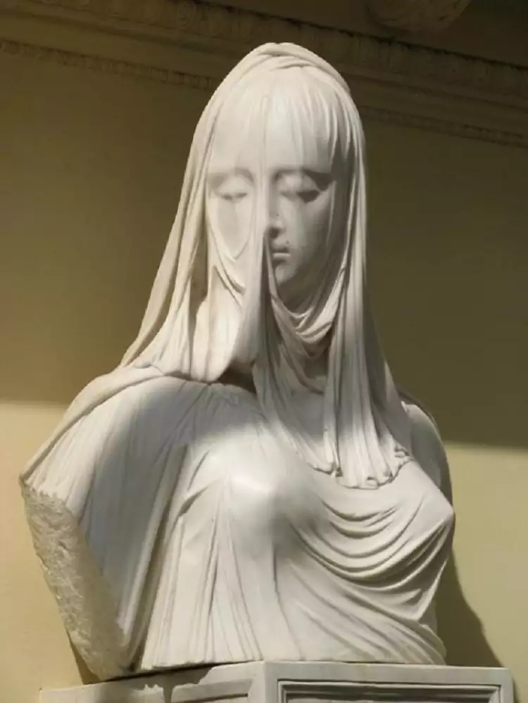 Мраморная вуаль. Антонио Коррадини. «Дама под вуалью» Мраморная вуаль. Антонио Коррадини. «Дама под вуалью»