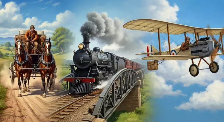 Эволюция почтового транспорта от кареты до самолета Эволюция почтового транспорта от кареты до самолета